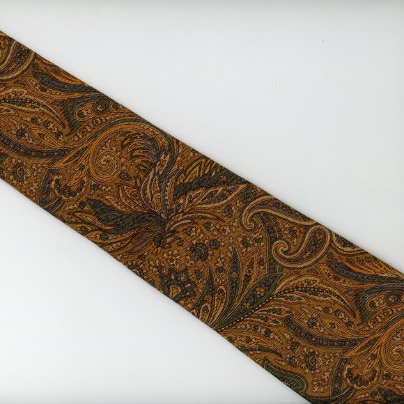 Men's Silk Paisley Tie - Picture 1 of 2